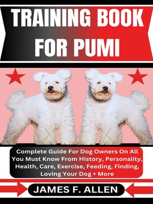 cover image of TRAINING BOOK FOR PUMI